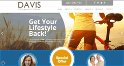 Desktop Screenshot of davischiropracticcentertx.com
